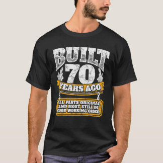 T-shirt Drôle 70e anniversaire B Jour Cadeau Dire âge 70 a