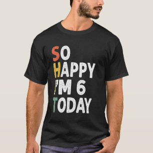 T-shirt drôle 7 Anniversaire Vintage Si Heureux Im 7 T