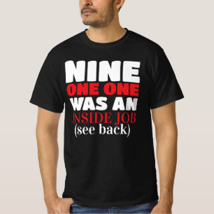 T-shirt drôle 911 théorie du complot