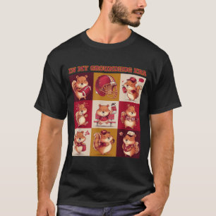 T-shirt Drôle à Mon Ère de Marmotte Football Joyeuse Marmo