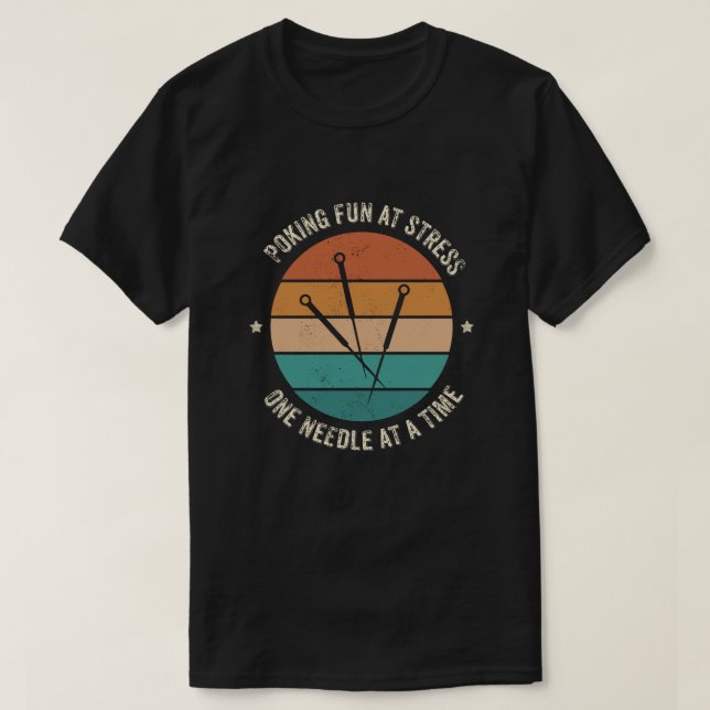 T-shirt Drôle Acupuncturist Cadeau - Distressed Design (Design devant)