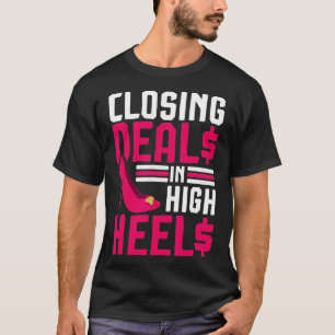T-shirt Drôle agent de vente immobilier Coffre de vendeur 