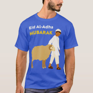 T-shirt Drôle Aïd al adha Aïd moubarak avec mouton Cute cu