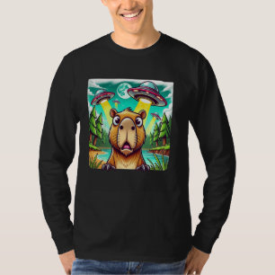 T-shirt Drôle Alien mème Amoureux des animaux Zookeeper mi