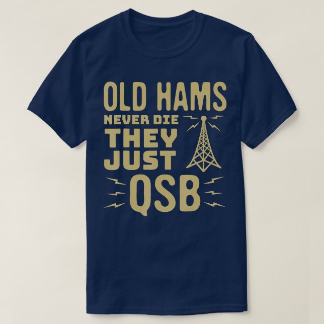 T-shirt Drôle Amateur Radio Ham Cadeau pour Radio Opérateu (Design devant)