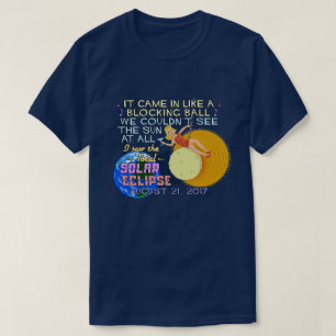 T-shirt Drôle américain solaire total d'éclipse le 21 a