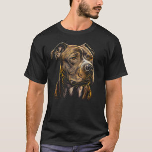 T-shirt Drôle American Pit Bull Staffordshire Bull Terrier