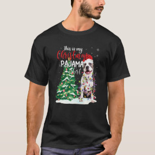 T-shirt Drôle American Pit Bull Terrier C'est mon Noël