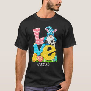 T-shirt Drôle Amour Football Pâques Gnome Panier de chasse