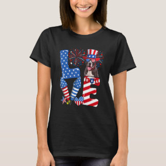 T-shirt Drôle AMOUR Mignon Pit Bull Lunettes de soleil Dra