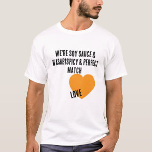 T-Shirt Drôle Amour Sushi Pun