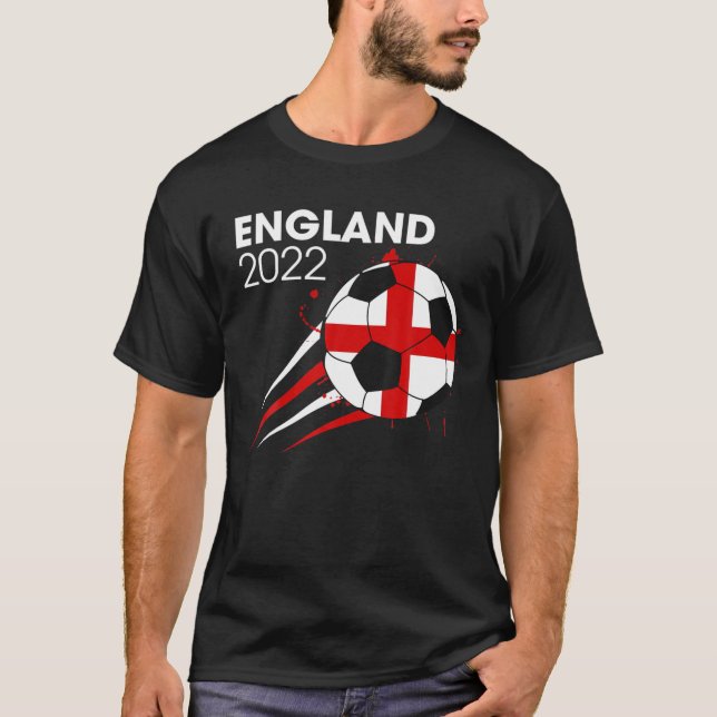 T-shirt Drôle anglais amusant Angleterre 2022 de l'équipe  (Devant)