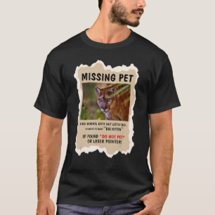 T-shirt Drôle Animal De Compagnie Manquant Cool Unique Gro