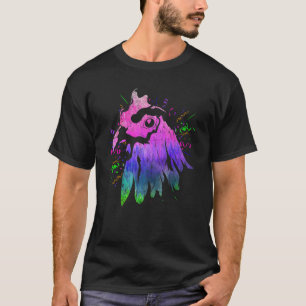 T-shirt Drôle Animal De Fête Oiseau Animal De Ferme Poulet