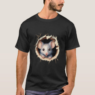T-shirt Drôle Animal Souris Lover Lover Rat Dons Pour Rat 
