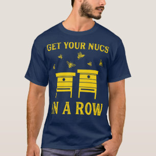 T-shirt Drôle apiculture abeilles Hive Nucs