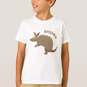 T-shirt Drôle armadillo joyeux dessin animé