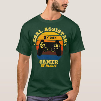 T-shirt Drôle Assistant juridique Jeu jeux vidéo Vintages