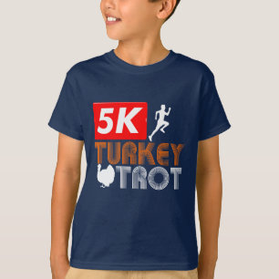 T-shirt Drôle automne Thanksgiving Turkey Trot Fall