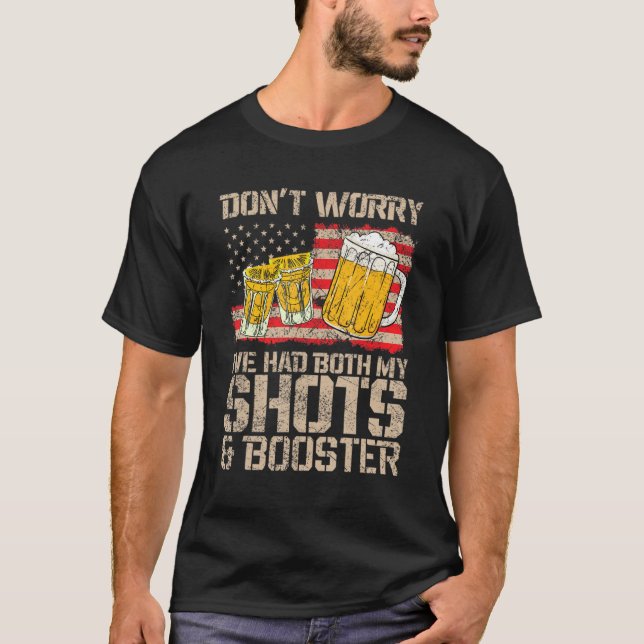 T-shirt Drôle avait mes 2 coups ne t'inquiétait pas si mes (Devant)