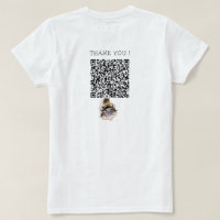 T-shirt drôle avec autruche joueuse et code QR