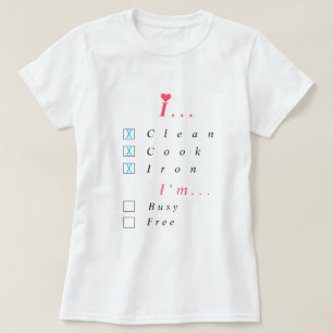 T-shirt drôle avec texte ou ajouter votre statut /