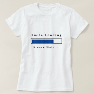 T-shirt drôle avec texte - Smile Chargement