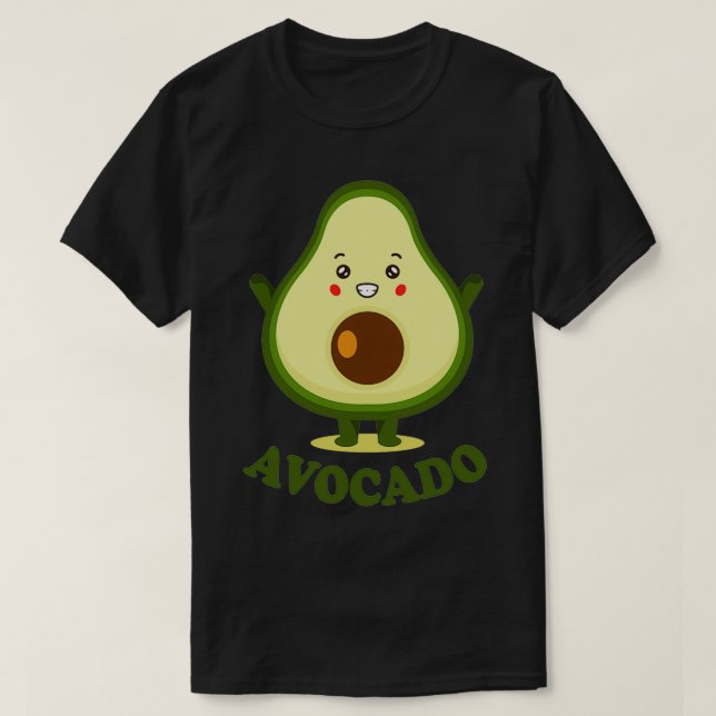 T-shirt Drôle Avocado 2 (Design devant)