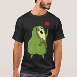 T-shirt Drôle Avocado Cat mignonne face graphique
