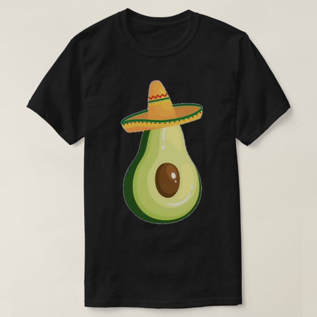 T-shirt Drôle Avocados 18 (Design devant)