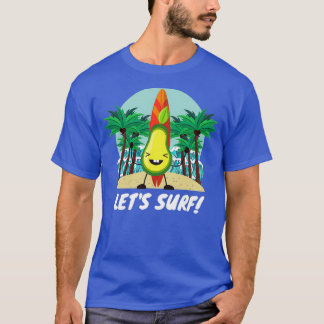 T-shirt Drôle avocat surf 61