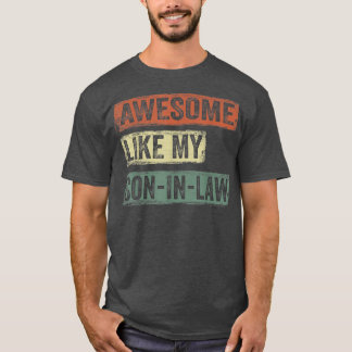 T-shirt Drôle Awesome Comme Mon Fils En Droit Cadeaux Da P