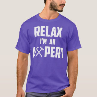 T-shirt Drôle Ax Throwing Relax Im Un graphique Axepert