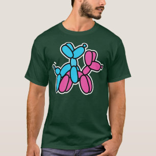 T-shirt Drôle Balloon chien ballon ballon animal torsion b