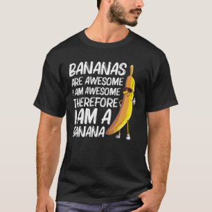 T-shirt Drôle Banana Cadeaux Hommes Femmes Fruit Mangeur 