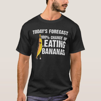T-shirt Drôle Banana Cadeaux Hommes Femmes Fruit Mangeur L