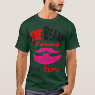 T-shirt Drôle Barbe Citer la barbe derrière la bosse Desin