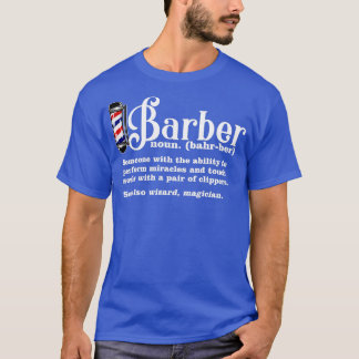T-shirt Drôle Barber Définition