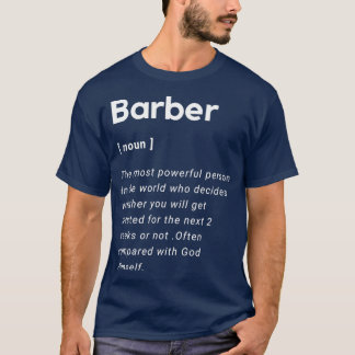 T-shirt Drôle Barber Signification Designs