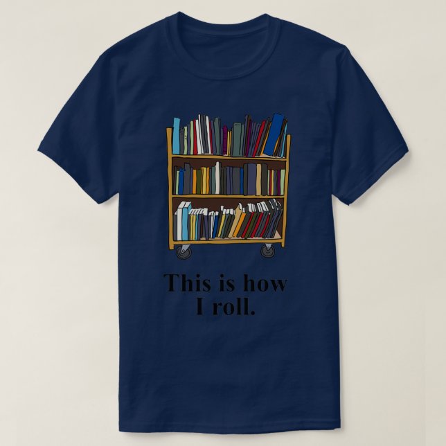 T-shirt Drôle Bibliothèque Assistant Cadeau (Design devant)