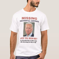 Drôle Biden Manquant du candidat à la présidentiel