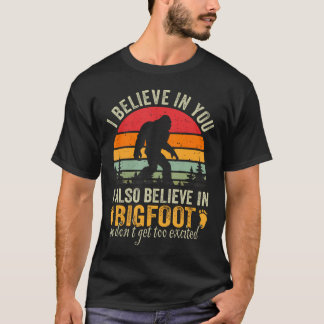 T-shirt Drôle Bigfoot Dit