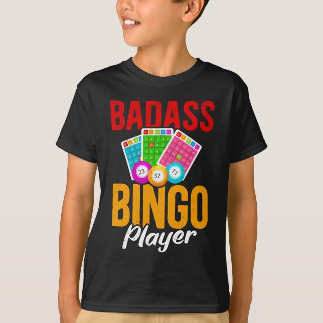 T-shirt Drôle Bingo Balls Sarcastique Joueur de Bingo (Devant)