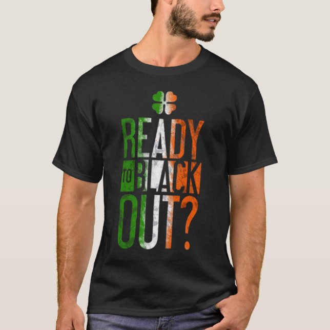 T-shirt Drôle Boire St Patrick's Day Fun Irish Holiday (Devant)