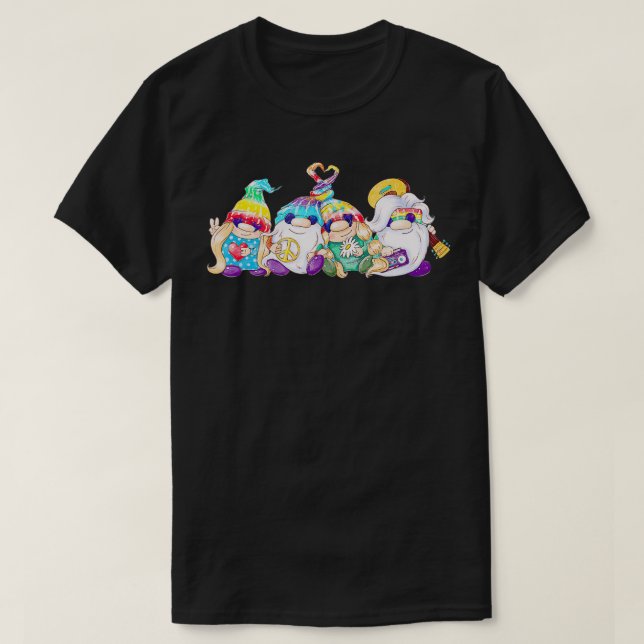 T-shirt Drôle Bonjour été mignon Gnome Plage Vacay japonai (Design devant)