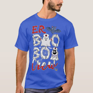 T-shirt Drôle Boo Boo Crew Health Worker Ghost Halloween C
