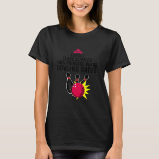 T-shirt Drôle Bowling Dames Femelles Dix Pin