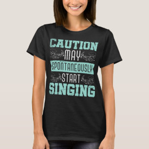T-shirt Drôle Broadway Chanteur Théâtre Répétition Actor G