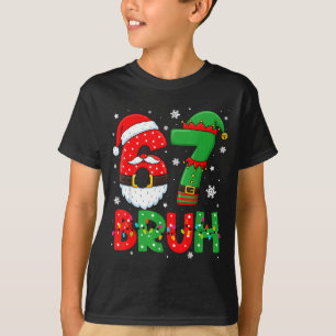 T-shirt Drôle Bruh 67 Six Sept 6 7 Mème Noël Garçons Sa