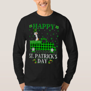T-shirt Drôle Buffalo Plaid Camion vert Penguin Bird St Pa